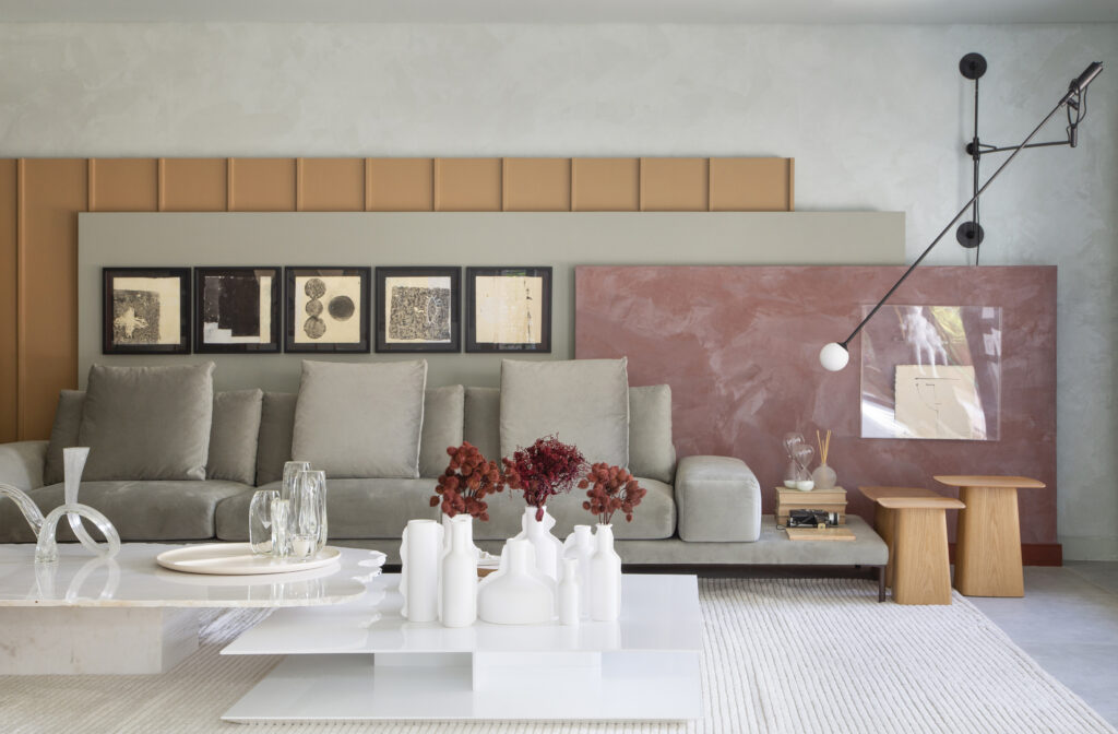 Ana Cristina Cunha aposta no aconchego com uso da cor no seu Living Coral na CASACOR PE 2019 2 Living Coral Ana Cristina Cunha Credito Denilson Machado 5