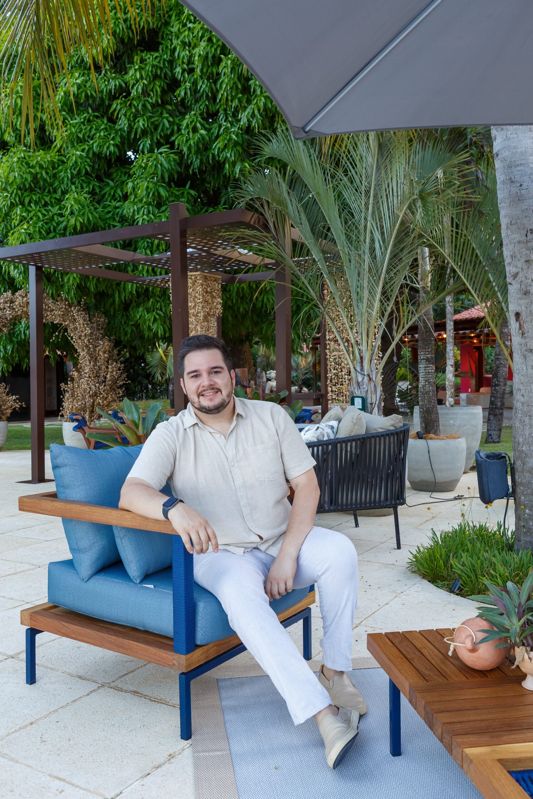 Arquiteto Luiz Canto une conforto, relax e sofisticação na área da piscina para receber celebridades na Casa Caras Pernambuco 5 Arquiteto Luiz Canto une conforto, relax e sofisticação na área da piscina para receber celebridades na Casa Caras Pernambuco