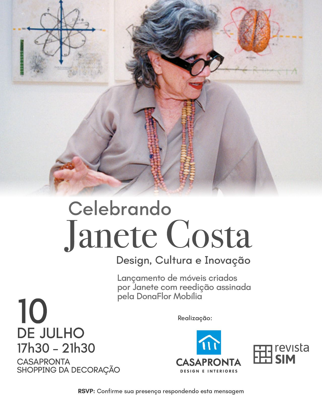 CONVITE_ CELEBRANDO JANETE COSTA na Casapronta