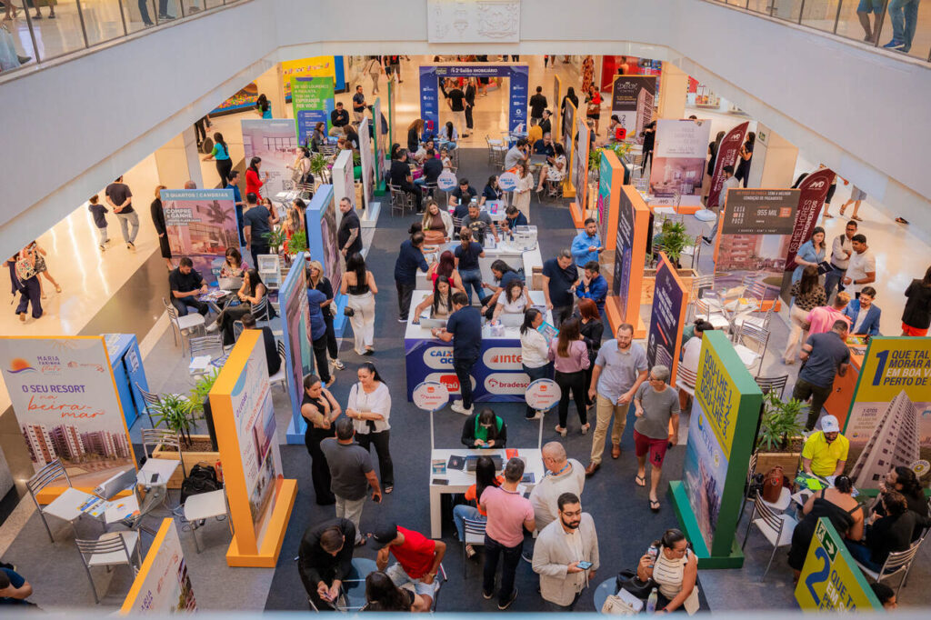 Hub Nogueira realiza a 3ª Edição do Salão Imobiliário 2 Segunda edicao do Salao Imobiliario realizada no ano passado na Praca de Eventos do Shopping Recife. Divulgacao